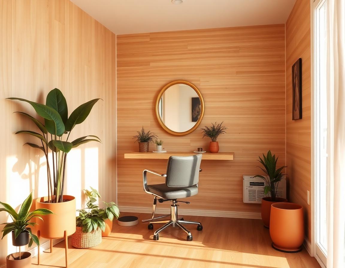 Inside the home studio